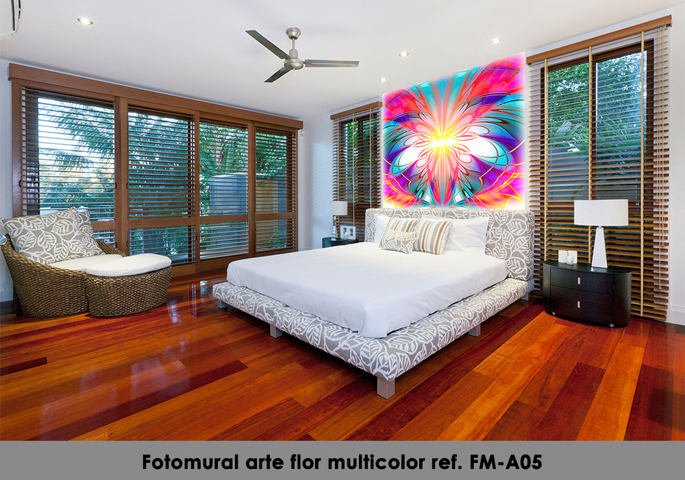 Fotomural-arte-flor-multicolor-ref.-FM-A05