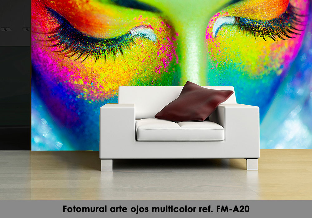 Fotomural-arte-ojos-multicolor-ref.-FM-A20
