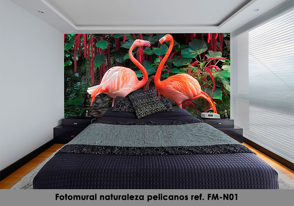 Fotomural-naturaleza-pelicanos-ref.-FM-N01